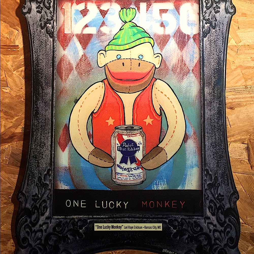 Pabst Blue Ribbon Tin/sign
